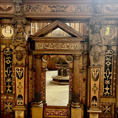 Interior of St. Catherine's Church, Gdańsk, Poland