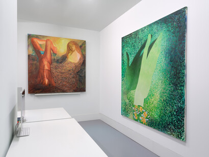 Pourea Alimirzaee, Fingerprint / Ostorlab, ausstellungsansicht. Mit freundlicher genehmigung von Nagel Draxler Kabinett