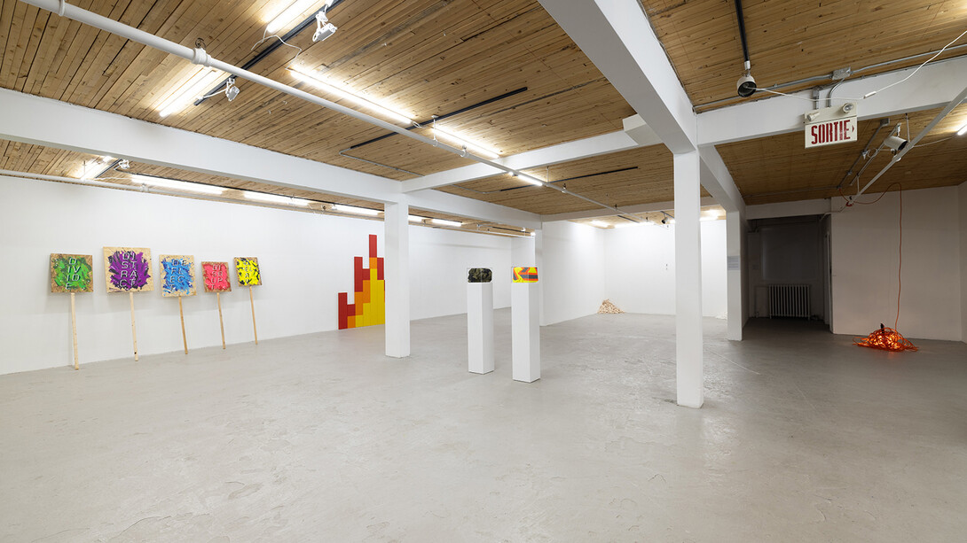 Oli Sorenson, La métacrise, vue d'exposition. Avec l'aimable autorisation d'Art Mûr