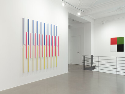 Rana Begum, Infinite ground, ausstellungsansicht. Mit freundlicher genehmigung der Galerie Christian Lethert