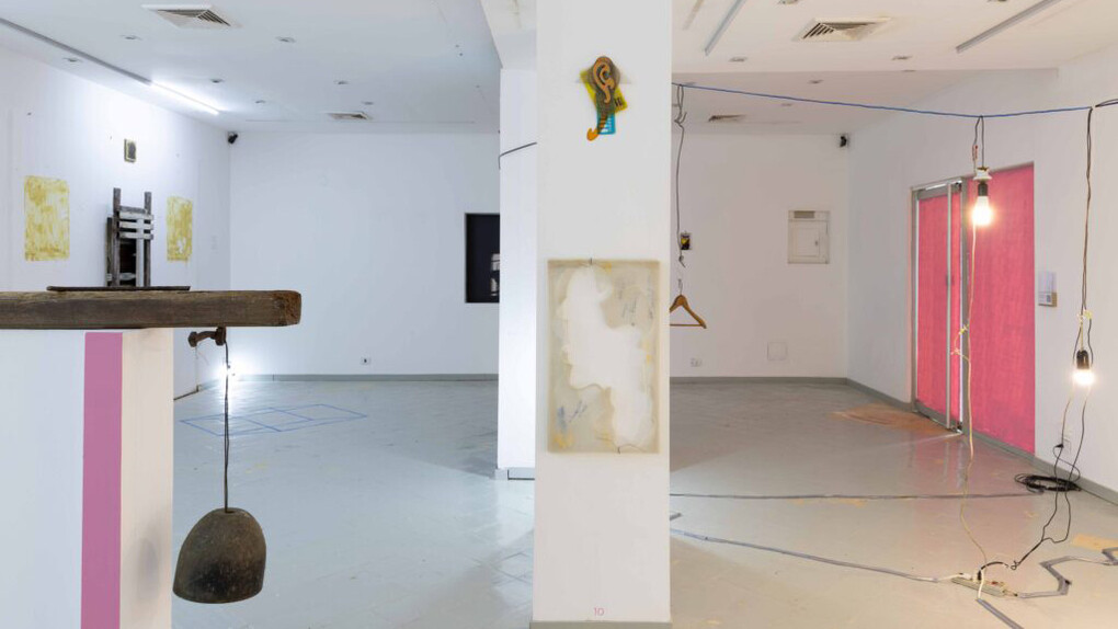 Rafael F. Serrano y Rafael U. Serrano, Intenciones y soluciones, vista de exhibición. Cortesía de ABRA