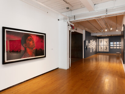 Vincent Valdez, Just a dream…exhibition view. Courtesy of MASS MoCA