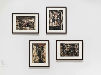 Various artists, Below the horizon: Zbyšek Sion and informal abstraction, exhibition view. Courtesy of Národní galerie Praha