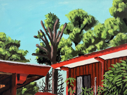 Jean Jullien, The corner (detail), 2025. Courtesy of Alice Gallery