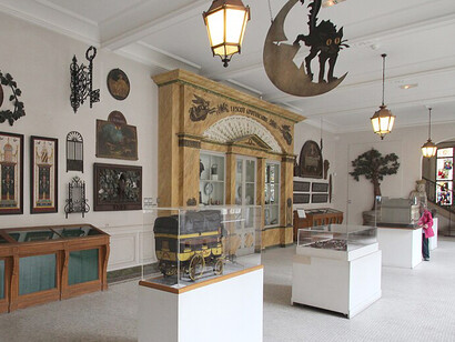 Interior view of the Musée Carnavalet in Paris, France