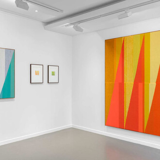 Brent Wadden, Main-à-dieu, exhibition view. Courtesy of Almine Rech