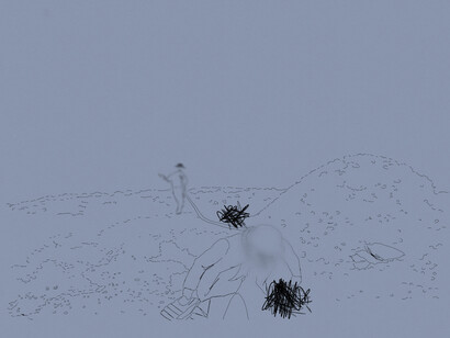 Visual suggestions inspired by the article, drawing created by Chiara Favini