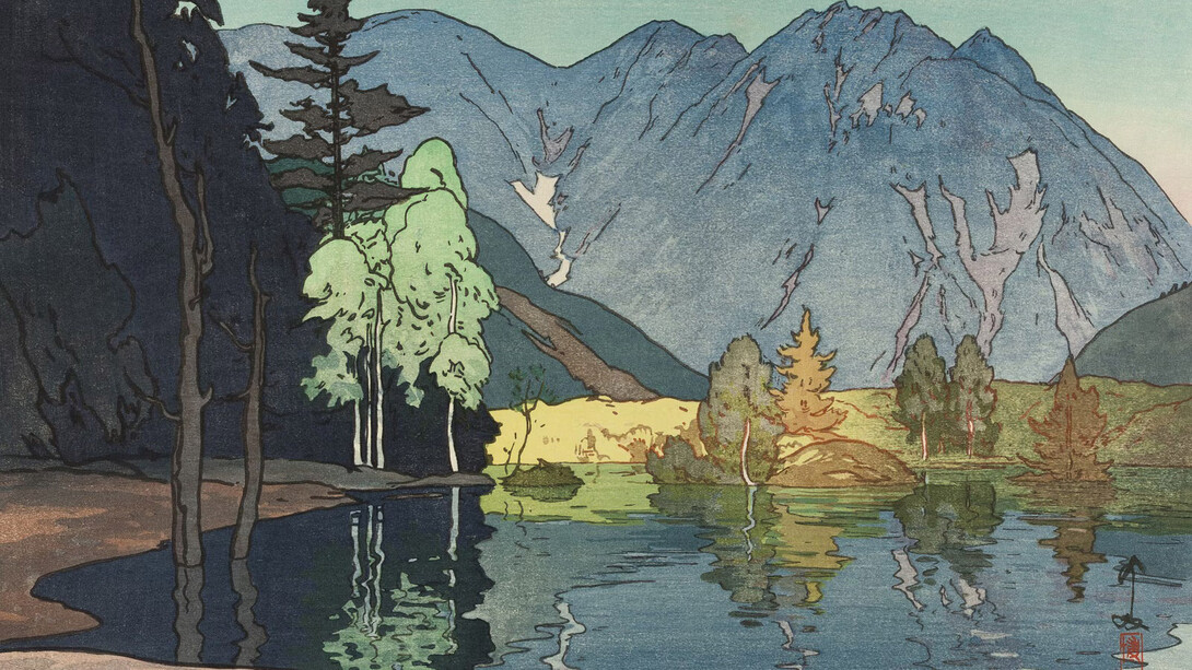 Yoshida Hiroshi 吉田 博, Mount Hodaka (Hodakayama), 1926. Courtesy of Art Institute of Chicago