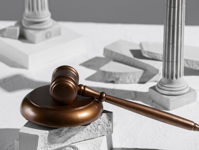 A civilization judged by its own broken pillars