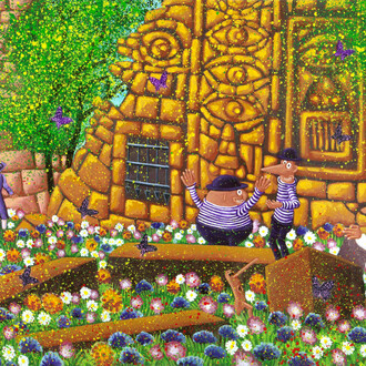 Hervé Di Rosa, Idoles au printemps (détail), 2025. Avec l’aimable autorisation de la Galerie Templon