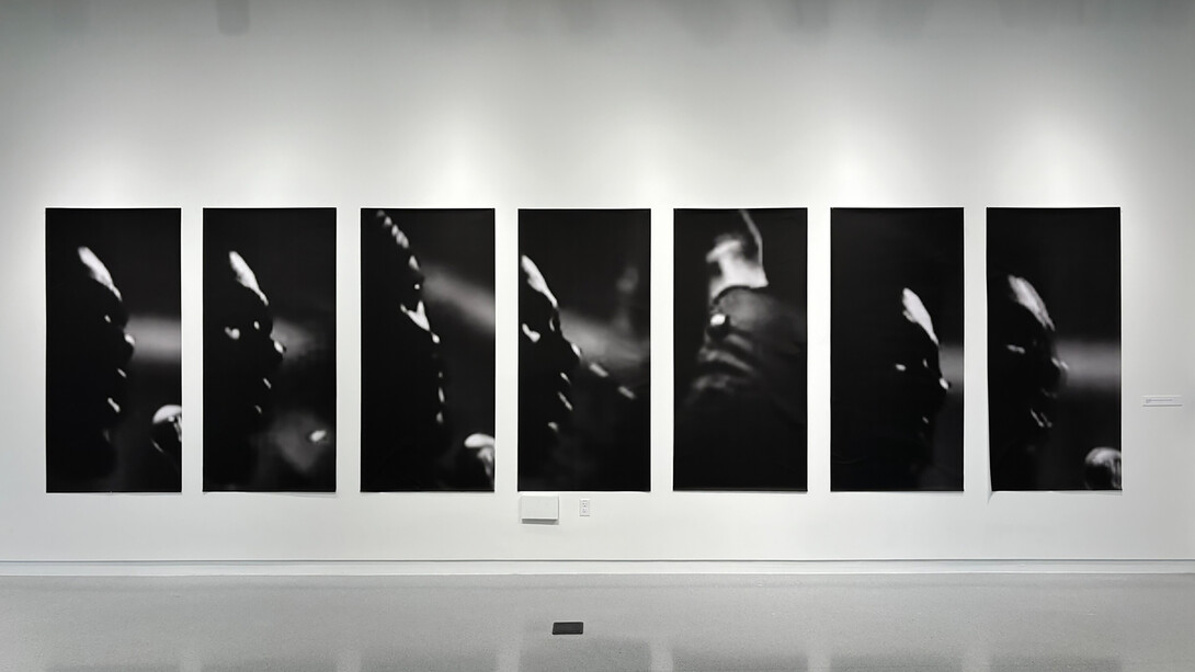 Zora J Murff, Bobby said blow the pigs away (rearranging the social order), 2022. Courtesy of MASS MoCA