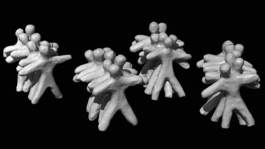 Alberto de Braud, Teatrino 1999 maiolica 90x13x12 cm