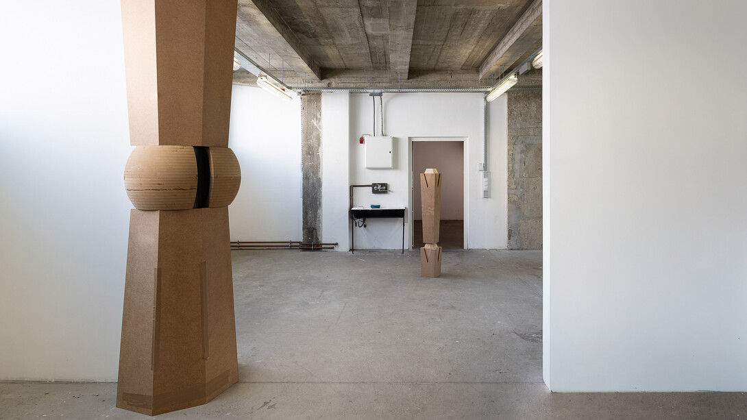 Kunsthalle Wien Preis 2025. Jonida Laçi & Luīze Nežberte, ausstellungsansicht. Mit freundlicher genehmigung der Kunsthalle Wien