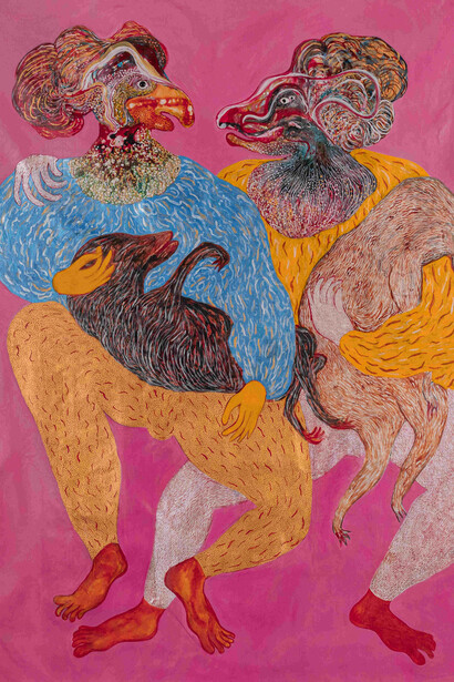 Debashish Paul, Untitled (detail), 2025. Courtesy of Sakshi Gallery