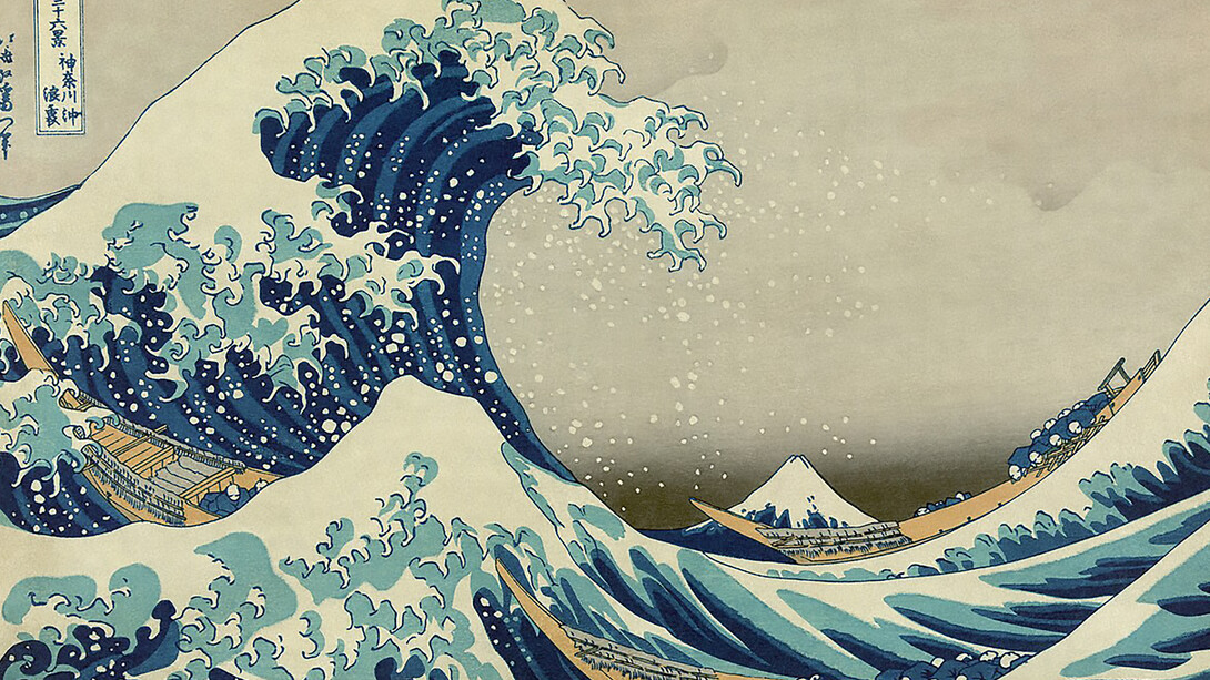 The Great Wave at Kanagawa, designed by Katsushika Hokusai