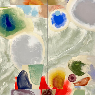 Peter Flaccus, Green river (dettaglio), 2025. Per gentile concessione di Maja Arte Contemporanea