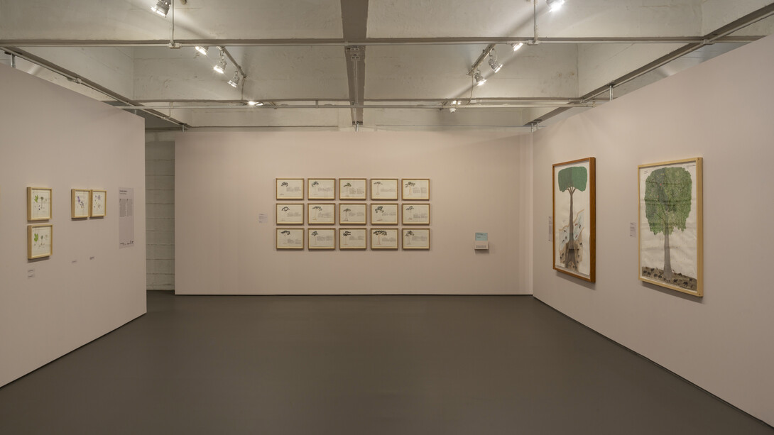 Abel Rodríguez—Mogaje Guihu, A árvore da vida e da abundância, vista da exposição. Cortesia do MASP