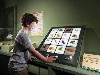 Future of food, exhibition view. Courtesy of Science Museum