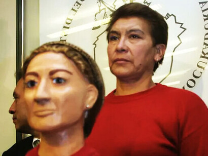 La *frenología* es una pseudociencia que afirma que el carácter de un individuo y su personalidad vienen determinados por la forma de su cráneo y sus facciones faciales. Juana Barraza, Ciudad de México, México