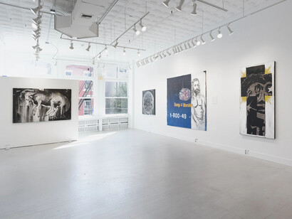 Nazeer Sabree, The event phase, exhibition view. Courtesy of Paradigm Gallery + Studio