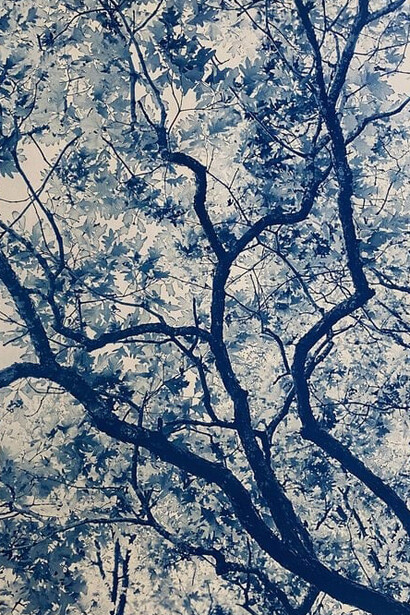 Dora Somosi, Wilma dykeman, white oak tree, Asheville, NC. Courtesy of Gilman Contemporary