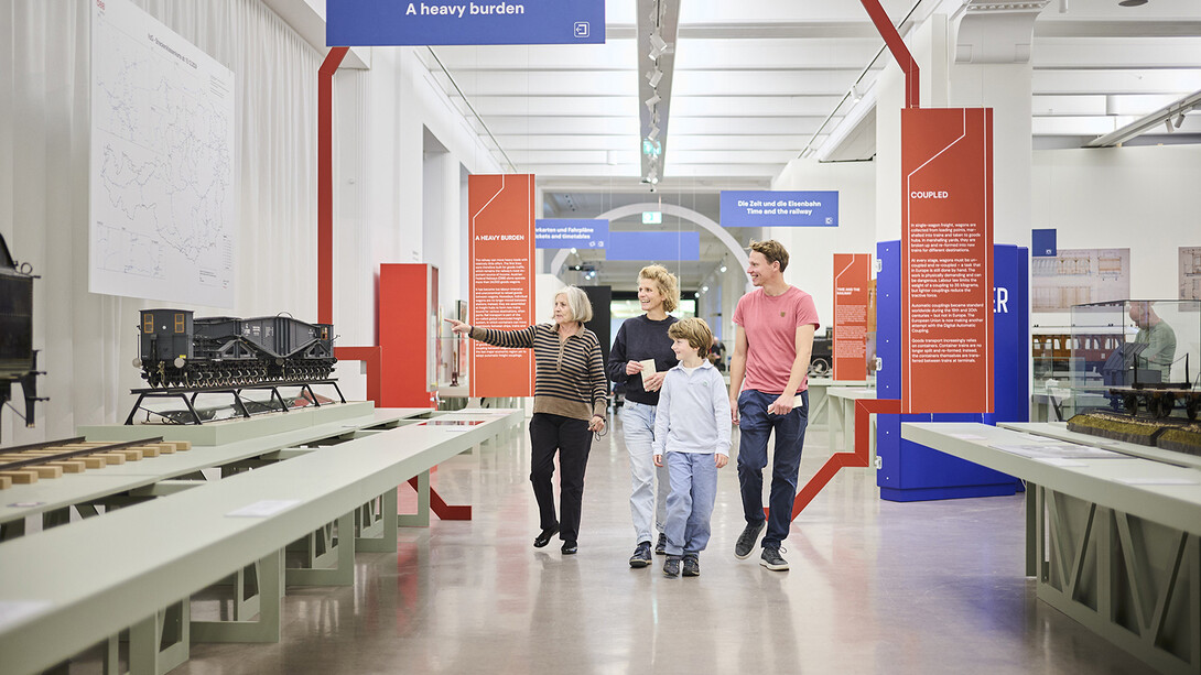 Under the spell of the railway: 200 years of train travel, exhibition view. Courtesy of Technisches Museum Wien