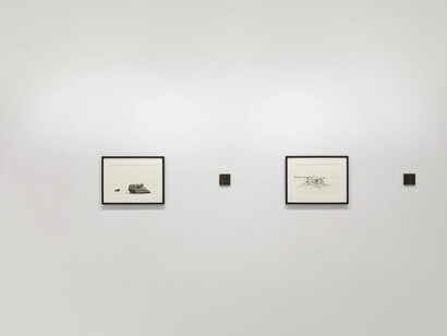 Fabien Mérelle, Arbre sentinelle, exhibition view. Courtesy of Keteleer Gallery