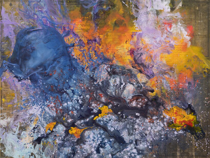 Firelei Báez, Untitled (Les tables de géographie réduites en un jeu de cartes) (detalle), 2022. Cortesía del MCA Chicago