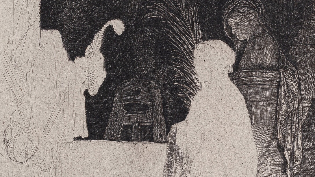 El artista y la modelo (detail), 1637-1641. Courtesy of Museo Carmen Thyssen