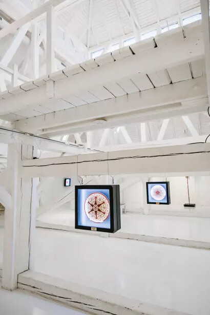 Qalqan. Symbols of crimean Tatars, exhibition view. Courtesy of Latvian National Museum of Art