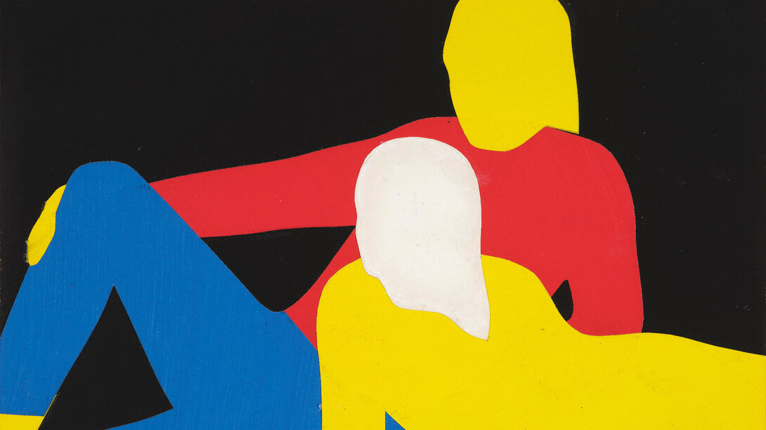 Franz Gertsch, Paar (A) I (detail), 1968. Mit freundlicher genehmigung des Museums Franz Gertsch