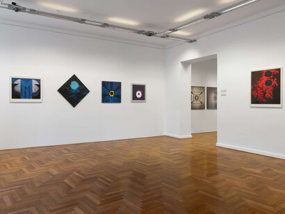 Stane Jagodič, Restless eye, exhibition view. Courtesy of City Art Gallery Ljubljana