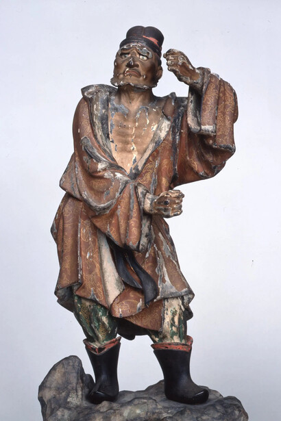 National treasure of Japan the red and white plum blossoms. Courtesy of Moa Museum of Art