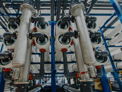 A reverse osmosis system designed for producing clean drinking water