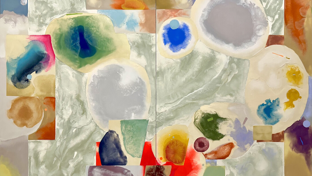 Peter Flaccus, Green river (dettaglio), 2025. Per gentile concessione di Maja Arte Contemporanea