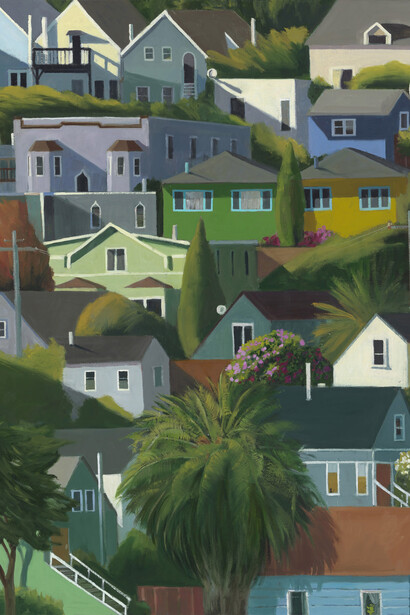 Eileen David, Bernal palm (detail), 2025. Courtesy of LewAllen Galleries