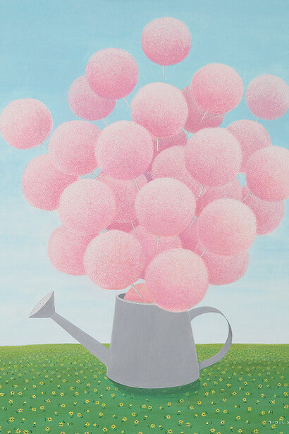 Kim In Ok, Waiting, 2023. Courtesy of Kate Oh Gallery