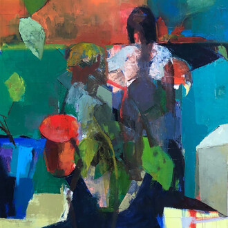 Jennifer Agricola Mojica, Do you want to go or don’t you? (detail), 2021. Courtesy of Ruiz-Healy Art