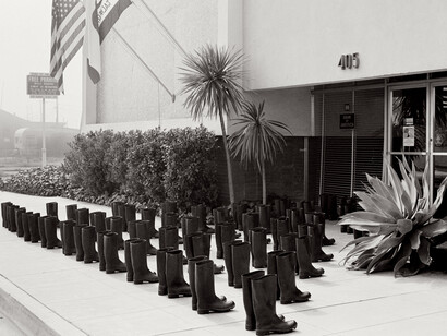Eleanor Antin, 100 boots. Courtesy of Mudam