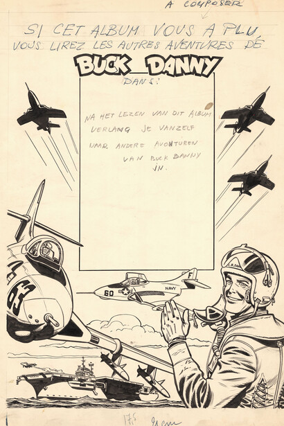 Victor Hubinon, Rétrospective Buck Danny. Courtesy of Huberty & Breyne Gallery