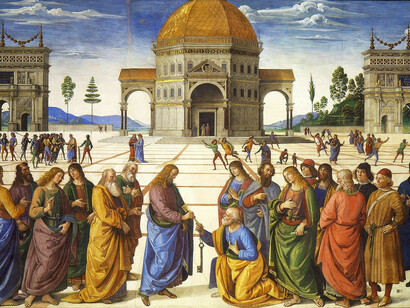 The Delivery of the Keys, or Christ Giving the Keys to Saint Peter is a fresco by the Italian Renaissance painter Pietro Perugino