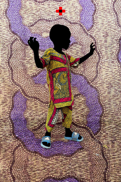 Saïdou Dicko, The golden ocean prince, T Adn, 2025. Courtesy of Jackson Fine Art