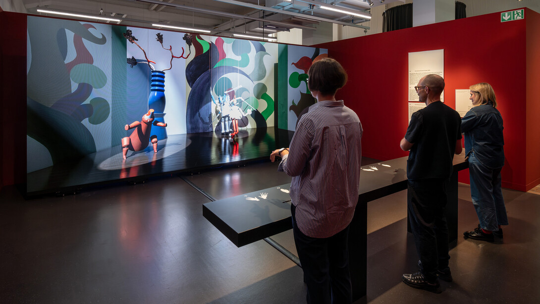 Le musée de l’avenir – 17 expériences numériques, vue de l'exposition. Avec l'aimable autorisation du Museum für Gestaltung