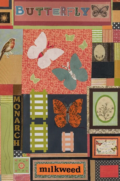 Renée Borkow, Butterfly garden (detail), 2023. Courtesy of Viridian Artists