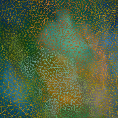 Astrid Preston, Orange tango, 2024. Courtesy of Craig Krull Gallery