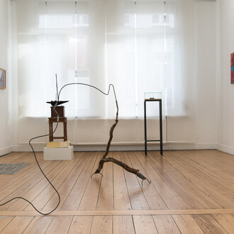 Various artists, Rivers in the sky, exhibition view. Courtesy of Eva Steynen Gallery