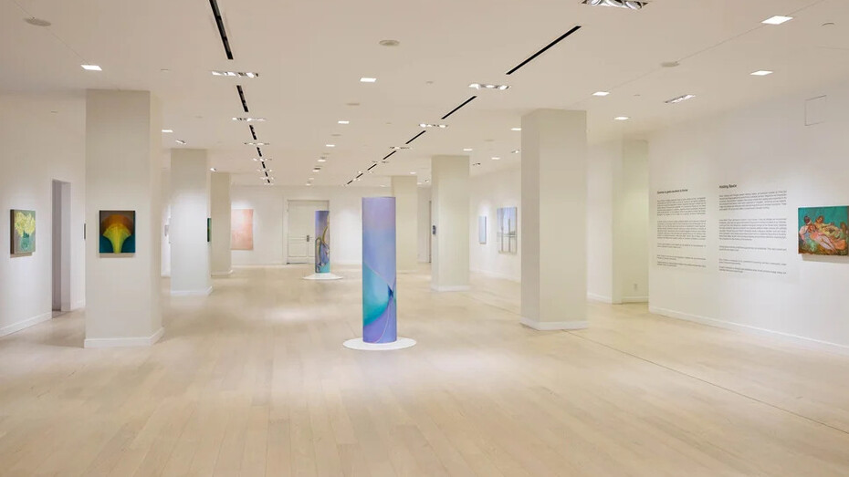 Various artists, Holding space, exhibition view. Courtesy of Blouin Division