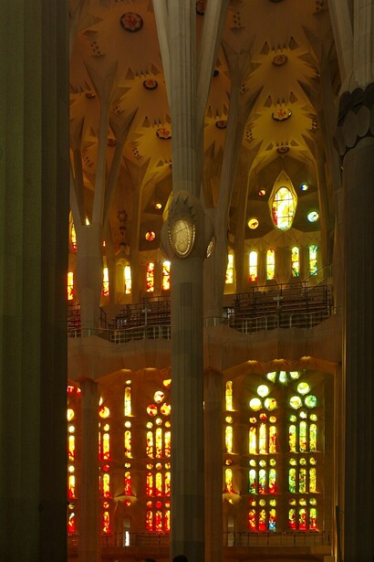 Vetrate della Sagrada Familia, Barcellona, Spagna