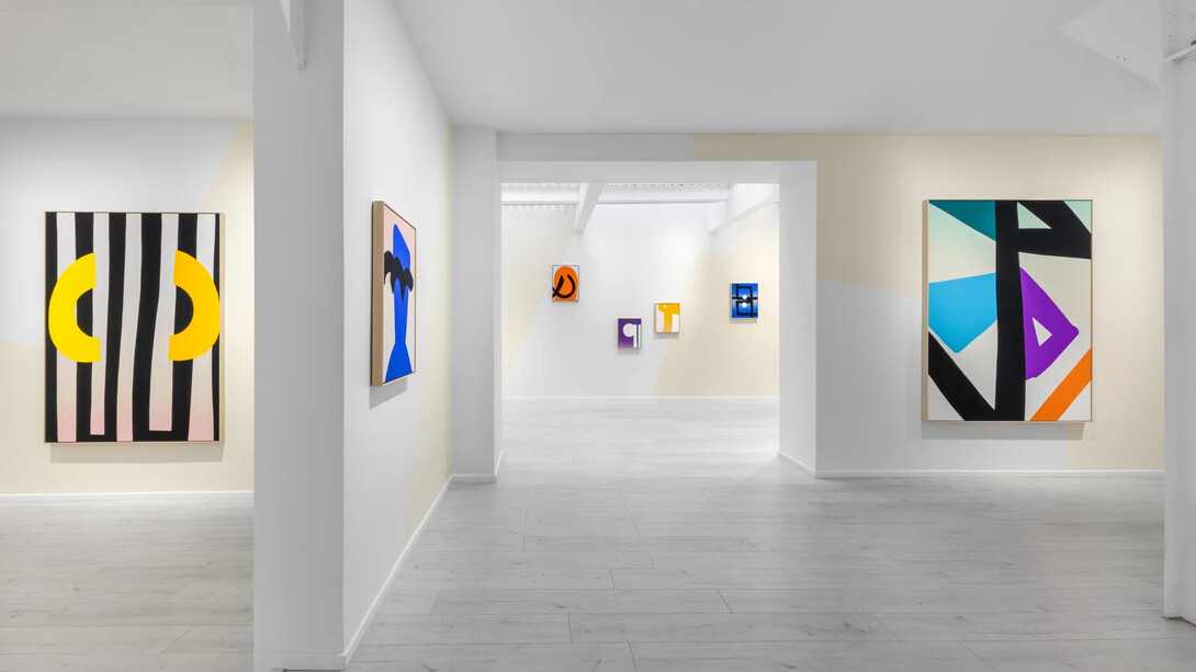 Cornelia Baltes, The sun stumbles in, vue de l'exposition. Avec l'aimable autorisation d'Andréhn-Schiptjenko