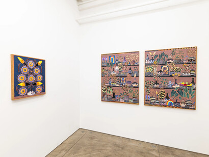 Rune Christensen, Collective memories, exhibition view. Courtesy of Morgan Lehman Gallery